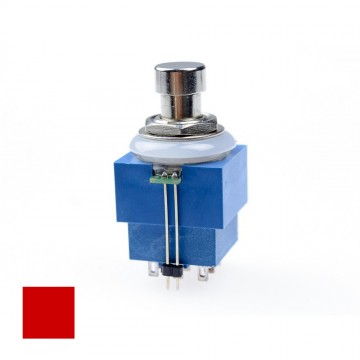 3PDT Switch Con Led Rojo
